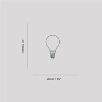 Porcelain I E12 LED Bulb